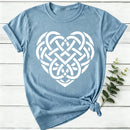 Celtic Heart St. Patrick'S Day Women T-Shirt