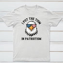 Put The Tism In Patriotism Athletic Eagle T-Shirt