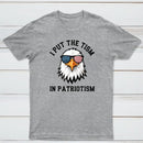 Put The Tism In Patriotism Athletic Eagle T-Shirt