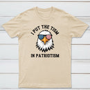 Put The Tism In Patriotism Athletic Eagle T-Shirt