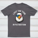 Put The Tism In Patriotism Athletic Eagle T-Shirt