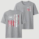 Double-Sided 250th Anniversary American Flag T-Shirt