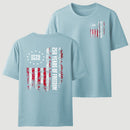 Double-Sided 250th Anniversary American Flag T-Shirt