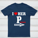 I Love Her Funny Couples Matching T-Shirt