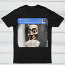 There is movement at your front door Tung Tung Tung Sahur meme cotton T-shirt