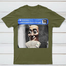 There is movement at your front door Tung Tung Tung Sahur meme cotton T-shirt