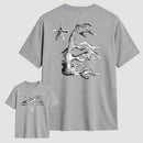 Vintage Dark Streetwear Street Style Star Flame Design T-shirt