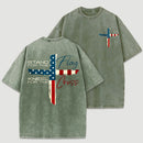 Stand for Flag Kneel for Cross Religious T-Shirt