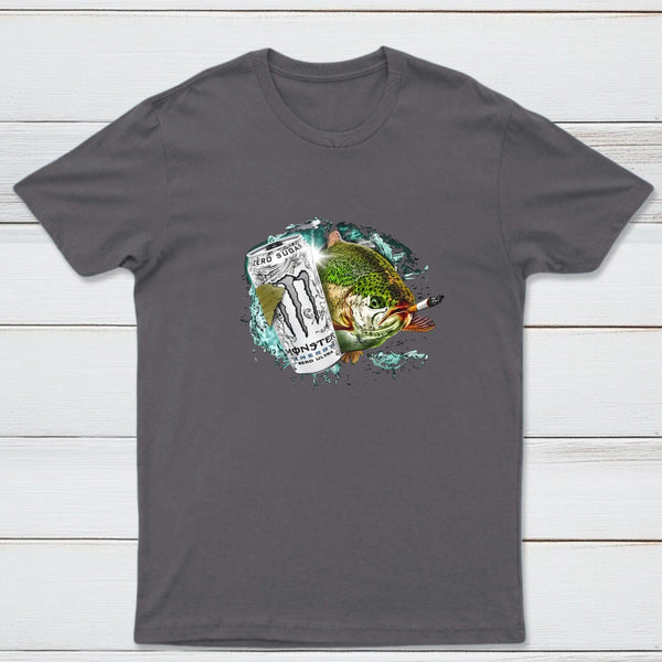 Dope Fish Shirt Funny White Monster Fish T-Shirt