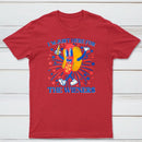 Hot Dog I'm Just Here for The Wieners 4Th of July T-Shirt