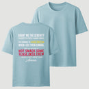Grant Me The Serenity Funny Slogan T-shirt