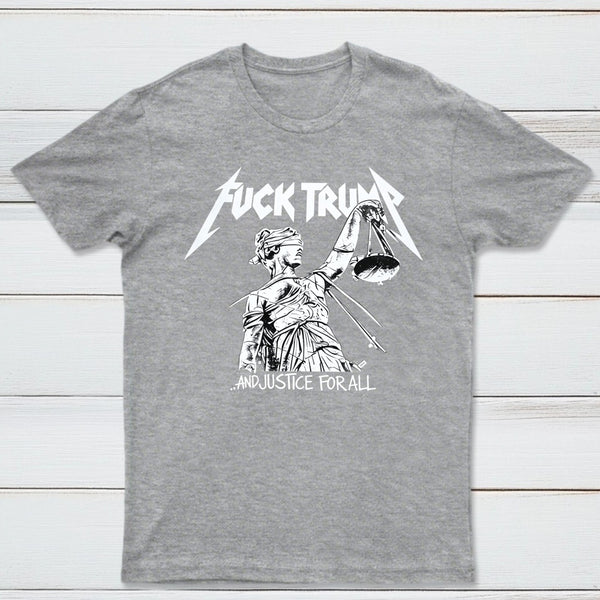 Vintage Protest Graphic and Justice For All T-Shirt