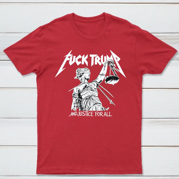 Vintage Protest Graphic and Justice For All T-Shirt
