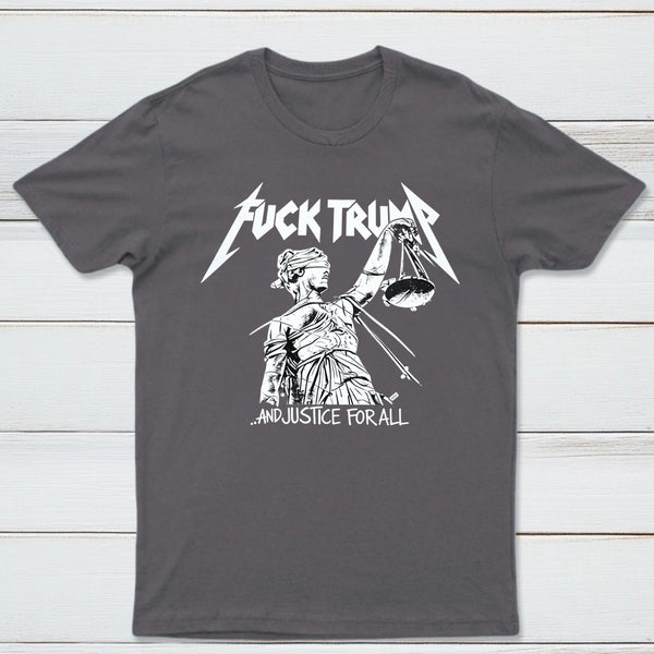 Vintage Protest Graphic and Justice For All T-Shirt