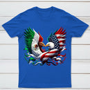 America Mexico Flag Vintage Mexican Roots American T-Shirt