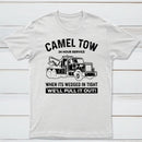 Camel Towing Print T-Shirt