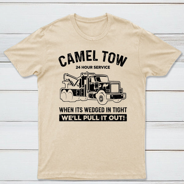 Camel Towing Print T-Shirt