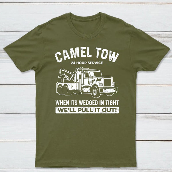 Camel Towing Print T-Shirt