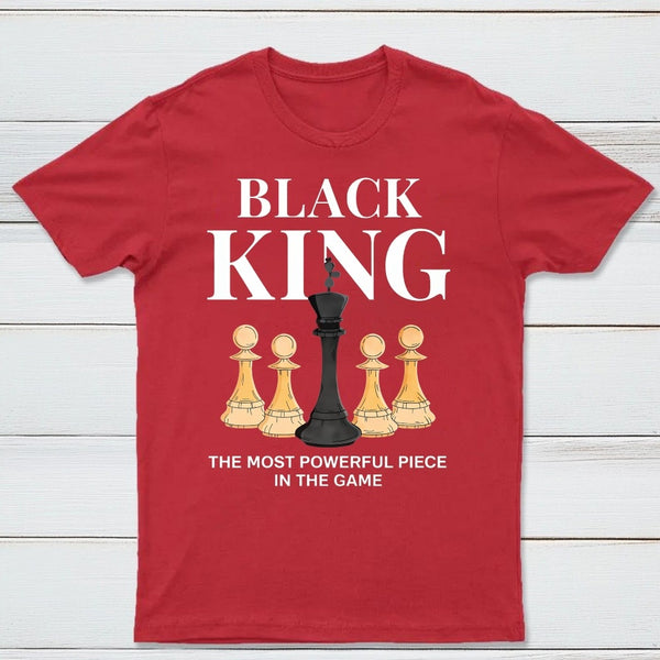 The Most Powerful Piece Chess King Print T-Shirt