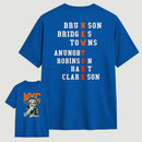 NewYork 2 Side Basketball Fans T-Shirt