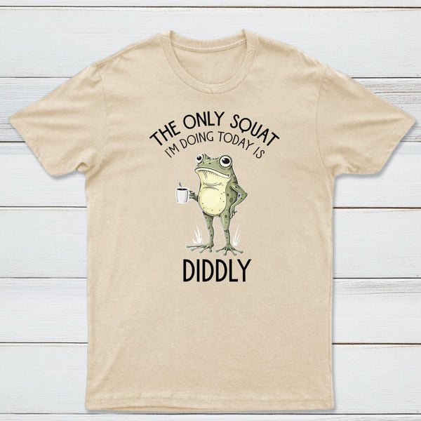 Funny Frog Graphic Diddly Squat T-Shirt