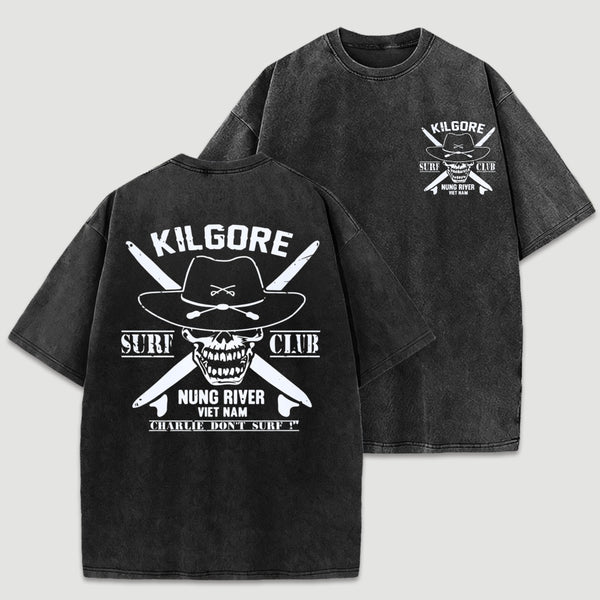 Kilgore Surf Club Nung River Vietnam Washed T-Shirt