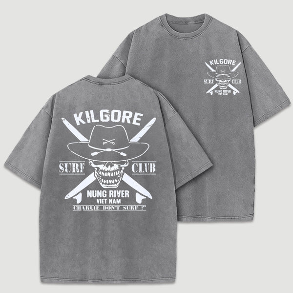 Kilgore Surf Club Nung River Vietnam Washed T-Shirt