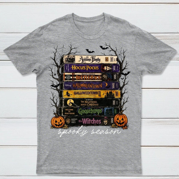 Vintage Halloween Movie Retro Spooky Season T-Shirt