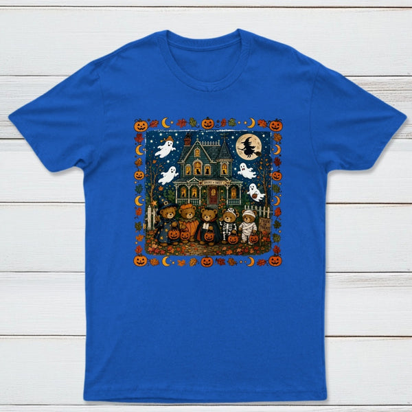 Vintage 90s Bears Halloween Trick Or Treat Bears T-Shirt
