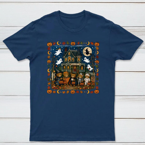 Vintage 90s Bears Halloween Trick Or Treat Bears T-Shirt