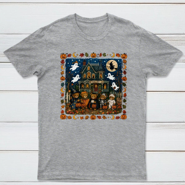 Vintage 90s Bears Halloween Trick Or Treat Bears T-Shirt