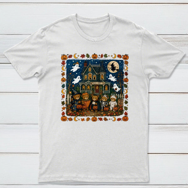 Vintage 90s Bears Halloween Trick Or Treat Bears T-Shirt