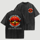 Horror Movie Print Unisex Halloween Retro Washed T-Shirt