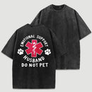 Emotional Support Husband Washed T-Shirt