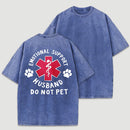 Emotional Support Husband Washed T-Shirt