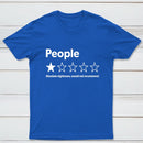 Funny 1-Star Review Graphic T-Shirt