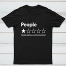 Funny 1-Star Review Graphic T-Shirt