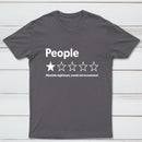 Funny 1-Star Review Graphic T-Shirt