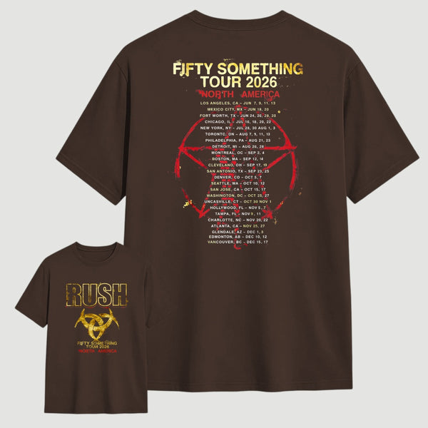 Rush Fifty Something Tour 2026 T-Shirt