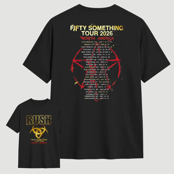 Rush Fifty Something Tour 2026 T-Shirt