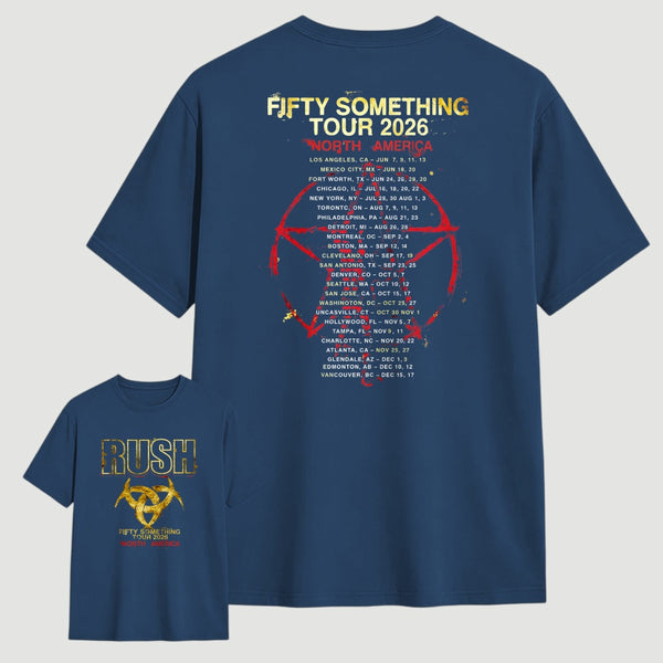 Rush Fifty Something Tour 2026 T-Shirt