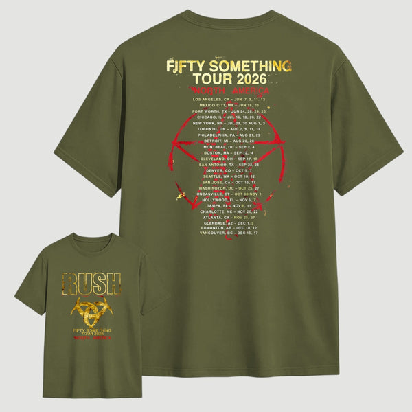 Rush Fifty Something Tour 2026 T-Shirt