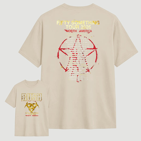 Rush Fifty Something Tour 2026 T-Shirt