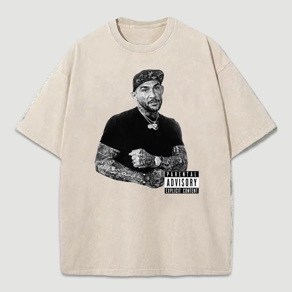 Dustin Poirier Graphic Meme Washed T-Shirt