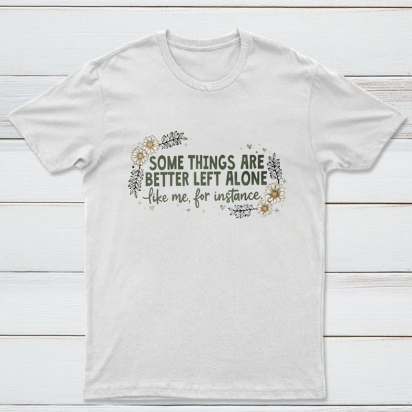 Funny Introvert Sarcastic Floral Graphic T-Shirt