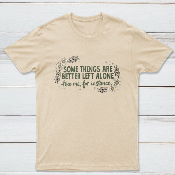 Funny Introvert Sarcastic Floral Graphic T-Shirt