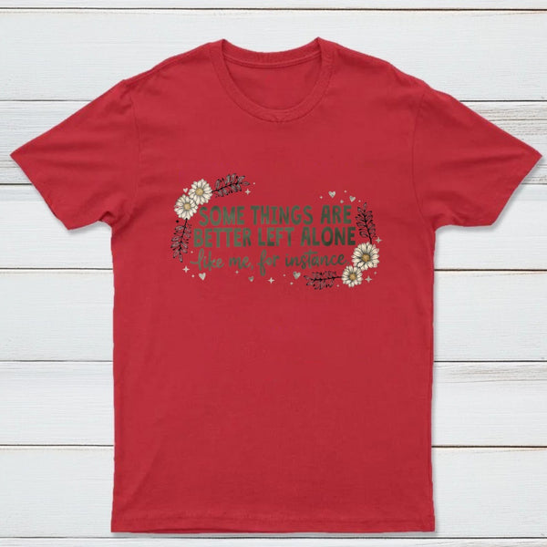 Funny Introvert Sarcastic Floral Graphic T-Shirt