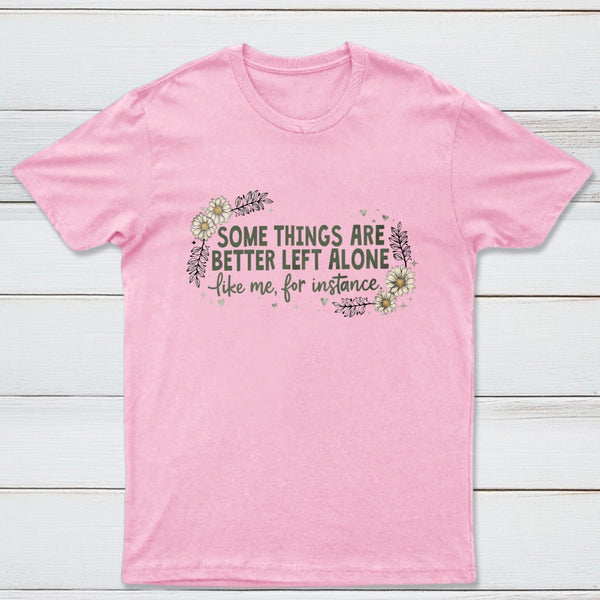 Funny Introvert Sarcastic Floral Graphic T-Shirt