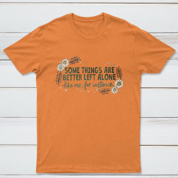 Funny Introvert Sarcastic Floral Graphic T-Shirt