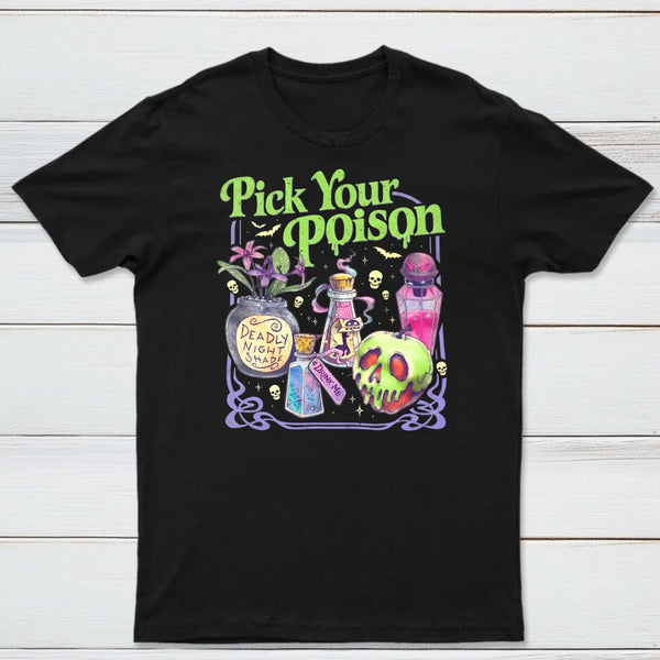 Pick Your Poison Vintage Halloween T-Shirt
